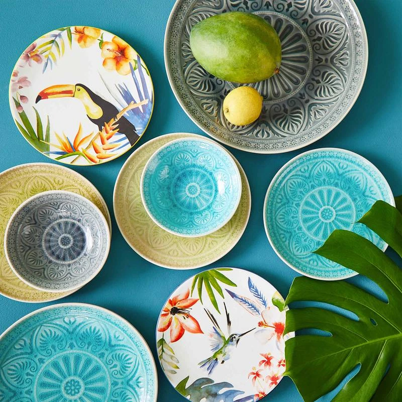 Assiettes SUMATRA I (lot De 4) 4 Assiettes SUMATRA I (lot De 4) – Image 2