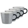 Tasses ORNAMENTS (lot De 4) -Butlers Verkaufsgeschäft 1000331517 220215 010 IMAGE P000000001000331517