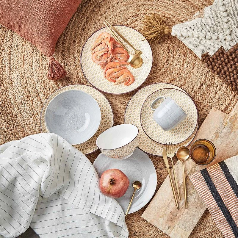 Assiettes Creuses MANOR II (lot De 4) 6 Assiettes Creuses MANOR II (lot De 4) – Image 4