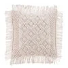 Coussin Macrame Zickzack