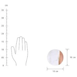 Sous-verres MARBLE KITCHEN (lot De 4) 13 Sous-verres MARBLE KITCHEN (lot De 4) -Butlers Verkaufsgeschäft 1000336996 220225 500 SKETCH DETAILS P000000001000336996 sketch