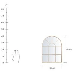 Miroir Fenêtre FINESTRA -Butlers Verkaufsgeschäft 1000344001 220406 500 SKETCH DETAILS P000000001000344001 sketch