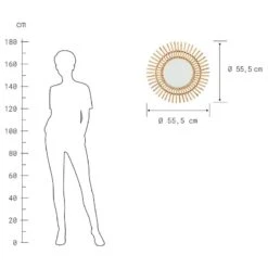Miroir COTTAGE II -Butlers Verkaufsgeschäft 1000344174 220406 500 SKETCH DETAILS P000000001000344174 sketch