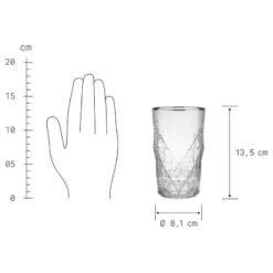Verres à Cocktail UPSCALE (lot De 6) -Butlers Verkaufsgeschäft 1000365052 220721 500 SKETCH DETAILS P000000001000365052 sketch