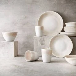 Assiettes Plates ATLANTIS - Lot De 4 -Butlers Verkaufsgeschäft 1000386145 230601 024 MOOD DETAILS P000000001000386145 mood