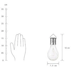 Ampoules Solaires SUNLIGHT - Lot De 4 -Butlers Verkaufsgeschäft 1000404854 230915 500 SKETCH DETAILS P000000001000404854 sketch