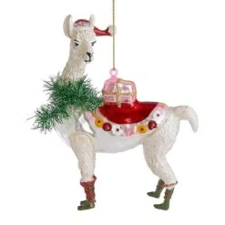 Décoration De Noël HANG ON Alpaga