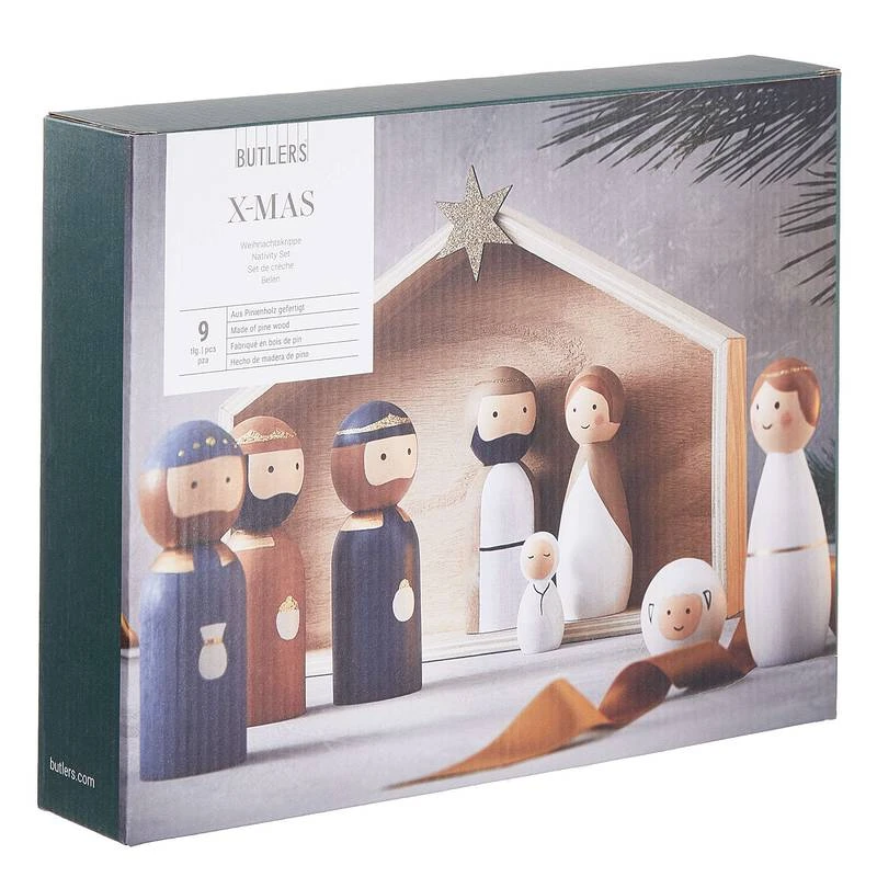 Crèche Avec Personnages X-MAS - 9 élém. 10 Crèche Avec Personnages X-MAS - 9 élém. – Image 8